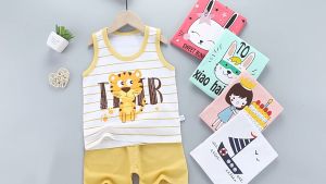 (0-2Thn) COD Baju Anak Tanpa Lengan / Setelan Baju Bayi / Pakaian Anak Oblong - STL31
