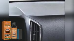 Car Plastic Restorer Coating Agent Auto Parts Repair Gloss Leather Polishing Restore Faded Motor Plastic Restorer Black Lotion