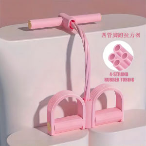 Womens Fitness Equipment Home Use Foot Pedal Resistance Band Abdominal Exercise Helper Machine Yoga Training Tool