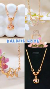 Cute Jewelry Kalung Anak Kalung Koye Kupu Perhiasan Lapis Emas KA 007