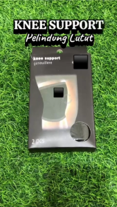 Knee Support Olahraga Badminton Knee Dekker Pelindung Lutut Padel Basket Gym Lari Isi 2pcs