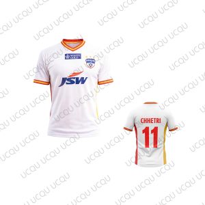 2026 Bengaluru Chhetri 11 Blue Soccer Jersey India Football Fan Shirt Short Sleeve Men Women Training Sports Top
