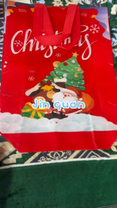 1//10//30//50pcs Non-Woven Christmas Tote Bag Eco-Friendly Gift bag Waterproof Handbag Giveaways Gifts