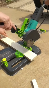 MENGCHI ดัดแปลงเครื่องเจียรมุมเป็นเครื่องตัด ใช้แท่นยึดมัลติฟังก์ชัน เหมาะกับเครื่องเจียร 4/5 นิ้ว ตัดโลหะและไม้ได้แม่นยำ มีคันโยกเลื่อน ปลอดภัยและใช้แรงน้อย