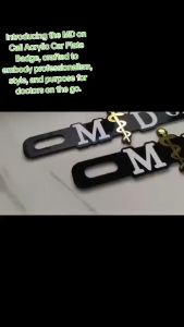 WECAST MD: Professional Laminated Print Design & Acrylic-Based Physician Surgeon Badges