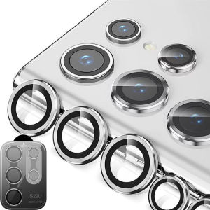 2PCS for Samsung Galaxy S26 S25 Ultra S24 Plus S23 Camera Lens Protector Tempered Glass HD Camera Screen Protector Metal Scratch