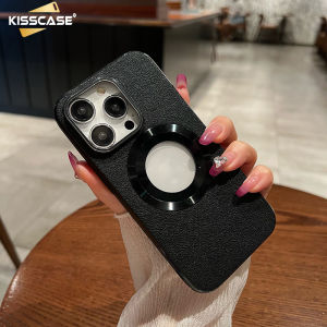 Ốp khung ống kính kim loại da sang trọng Kisscsase Ốp lưng phù hợp cho iphone14 pro max Ốp lưng điện thoại di động Apple 14 mới vỏ điện thoại 13 sạc không dây 12 vỏ lưng bảo vệ lỗ lớn đơn giản chống rơi bao gồm tất cả