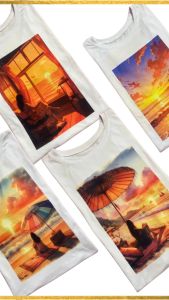 Neutral Printing T-shirts for Men and Women: fashioneasiest for match Plaid Breathable