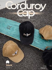 MRA | Adjustable Corduroy Cap for Couples Large Head circumference Beige