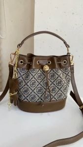 Slingbag Palomino Bucketbag Motif Luxury Bag Wanita Warna Oat dan Khaki