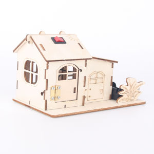 Mô Hình Ngôi Nhà Phát Sáng Tô Màu Phát Triển Tư Duy Kỹ Thuật STEM Dành Cho Bé - Đồ Chơi Lắp Ráp Thông Minh Giáo Dục STEM Cho Bé