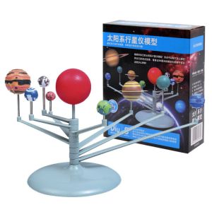 Nine planets model assembled solar system planetarium childrens educational science education popular science toys set