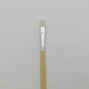 แปรงทาสีน้ำมันหัวแบนทำมือ ขนสัตว์ แปรงวาดภาพ แปรงวาดภาพสิ่งมีชีวิตที่อยู่บ้านแบบคลาสสิก แปรงวาดภาพที่มีความยืดหยุ่นสูง