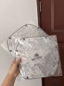 Cold but Juniu!! Dormitory Fantastic Camping Good Food Food Grade Folding Tableware Outdoor Fruit Folding Bowl