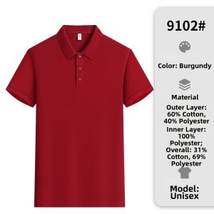Breathable Customized Cotton POLO Shirt For Corporate Team Sales
