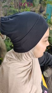 Hgya Hijab - Halwa Inner Ciput Hijab / Ciput Bahan Katun Kaos Rayon Premium / Anti Sakit Telinga / Ciput Anti Licin