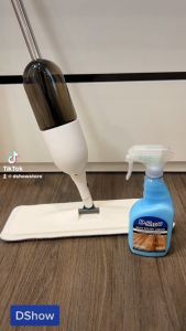 DShow น้ำยาดันฝูง 2ชิ้น, น้ำยาเก็บฝูง เช็ดฝูงละออง (สีม่วง) 3400มล, พื้นไม้ ลามิเนต (Dust Polish Liquid)