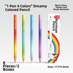 MPRINCE | Rainbow Color Changing DIY Coloring Pencil 4-in-1 Student Drawing