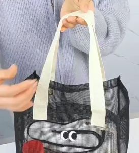 Tas Jaring Tote Bag Multifungsi / Tote Bag Motif Lucu