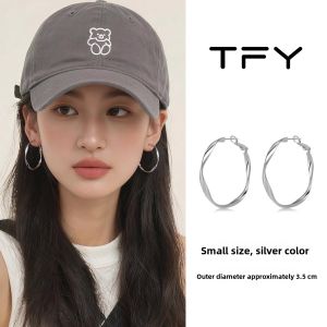 TFY | Big Circle Earrings High End Simple Design