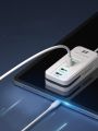 Multi-Use USB Socket New Model Extension Line Home Use Multi-Port USB Charger Fast Charging 66W PD Socket for Mobile Phone. 