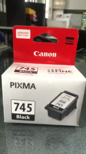 Canon PG-745 หมึกดำ หมึกสีดำ แท้ศูนย์ของใหม่ ด้วยคุณภาพ100% สำหรับการพิมพ์ ใช้กับพริ้นเตอร์อิงค์เจ็ท แคนนอน PIXMA IP2870 MG2570/MG2470 ปริมาณการพิมพ์ 5% บนกระดาษขนาด A4