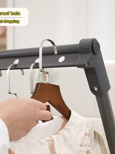 GSLife 1.3-2.3m Extendable Foldable Aluminum Alloy Clothes Drying Rack Outdoor Windbreak Rak Penyidai Baju