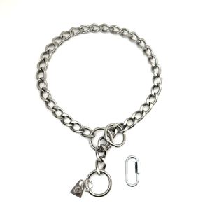 Stainless Steel Dog Leash Large Breed Pet Supplies Retractable Rope Traction Rope Golden Retriever Collar Necklace Snake Chain