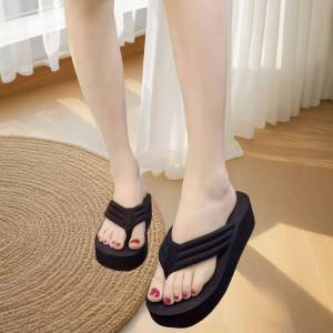 ZIYINGCHA | New Summer High-heel Thick-sole Fashionable Sandal Slippers 5cm
