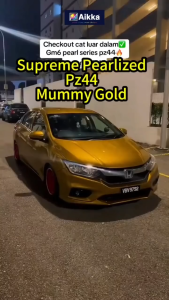 AIKKA PZ44 Mummy Gold | Supreme Pearlized | 2K Car Paint Motor Aerosol Cat Bancuh Kereta DIY
