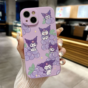Full Cover Anti-Fall Cute Cartoon Kurokos Phone Case for iPhone 16 15 14 13 pro Max 12 11 7 8 plus Watermelon Melody 6 6s plus