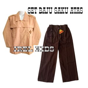 Setelan Pramuka Celana Kulot Baju Pramuka Panjang Permpuan