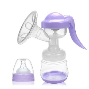 2-in-1 breast pump maternity products manual suction with a pacifier can be used as a bottle food grade PP material