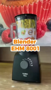 Turbo Blender Jus Buah Low Watt 2 Liter Hemat Listrik | Belender Juice Plastik 2L EHM 8001 Veloce