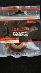 สเตอร์หน้า JOMTHAI จอมไทย สำหรับ Z800/Z750 15ฟัน โซ่520 มียางซับเสียง อย่างดี คุณภาพระดับมาตรฐานสากล