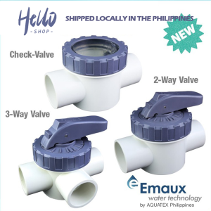 Swimming Pool Filter Check Valve 2 Way Valve EMAUX Pool 3 Way Valve and Check Valve 1.5 inch and 2 inch