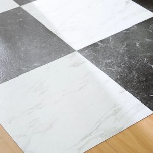 Flooring self-adhesive leather household cement floor tile sticker waterproof slip interior retrofit small flower tile PVC pad
