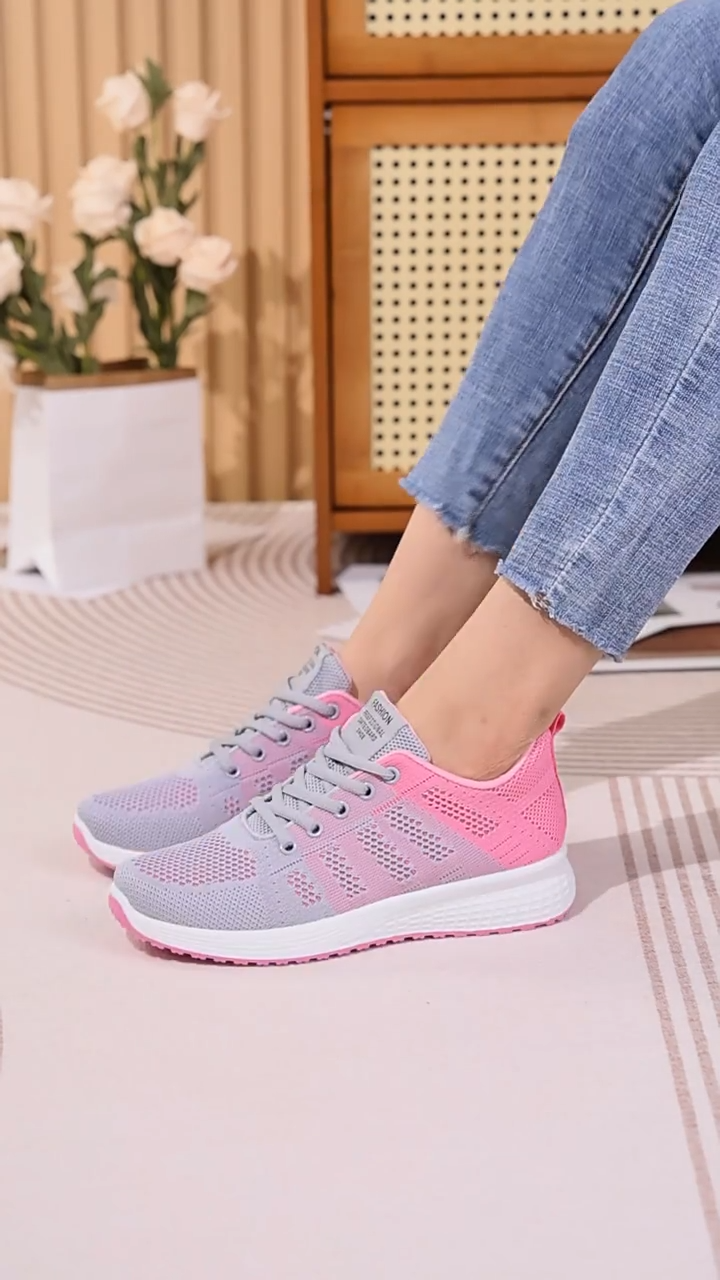 Razorstorm All Black Rubber Shoes for Women 2026 New Style Mesh Breathable Fashion Sneakers Sport Shoes Lace Up