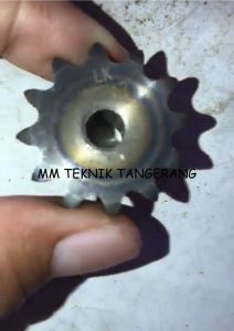 Sprocket RS 25 x 11 T Gear Rantai Single Gir gigi Z 11T RS25 -1 25Z11 25X11T 25-1 tipe B