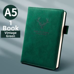 Simple and Elegant Leather Bound Notebook for Students and Business Use