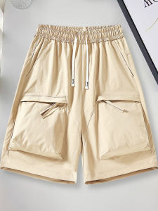 Outdoor New American Quick Dry Summer Thin Pure Color Simple Loose Workwear Shorts Five Parts Casual Trendy Sports Pants