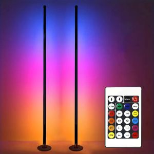 Đèn Sàn Thông Minh EISSLOLY RGB Có Đồng Bộ Hóa Âm Nhạc Và Điều Khiển Từ Xa Hẹn Giờ Đèn LED Chiếu Sáng Góc Có Thể Điều Chỉnh Độ Sáng Cho Tiền Sảnh Phong Cách Hiện Đại