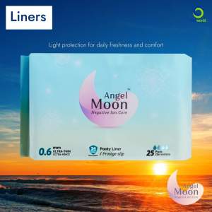 Angel Moon Panty Liner with ANION NEGATIVE ION