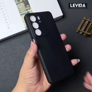 Perlindungan Penuh Hitam TPU Untuk Realme C65, C63, C75 & C75X