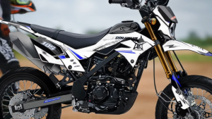 DECAL STICKER MOTOR KAWASAKI KLX D-TRACKER BF DESAIN 13
