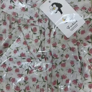 Free Size Floral Shirt Long Sleeved Tshirt Top Flower Baju Bunga 法式复古长袖 宽松V领 衬衫女