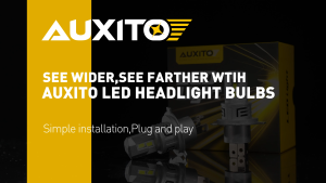 AUXITO 2Pcs 120W 22000LM H4 Car LED Headlight Super Bright 9003 HB2 Car Headlight Auto Car Headlamp 6500K white