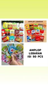 Amplop Lebaran PER 50 PCS & Angpao Kecil untuk THR