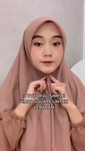 Hijab Segiempat Polos Bella Square Pollycatton Daily Anti Kusut