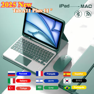 For 2025 New Tab A11 + Plus 11 inch Case Mouse Touch Keyboard Case for Samsung Galay A11 Plus 11 " Funda Shockproof Tablet Cover